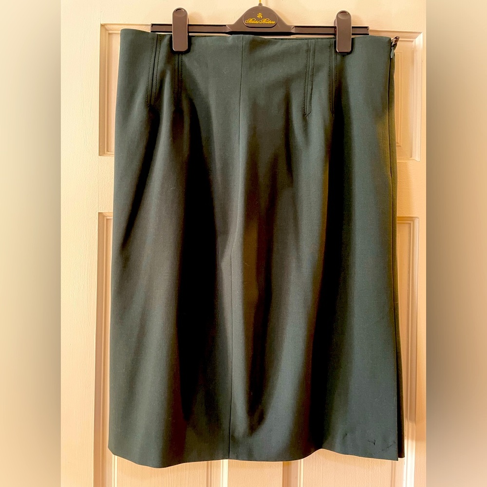 NWT Brooks Brothers Pencil Skirt in Forest Green